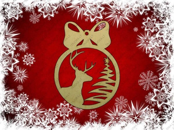 Mediniai kalėdiniai žaisliukai