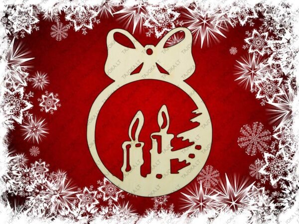 Mediniai kalėdiniai žaisliukai