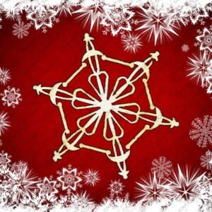 Šventiniai žaisliukai "snaigės" - Image 16