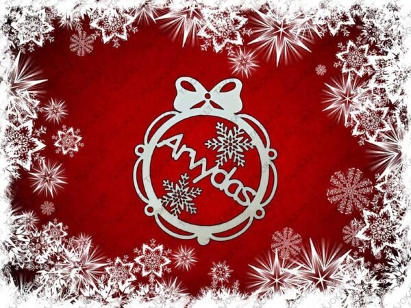 vardiniai eglutės žaisliukai