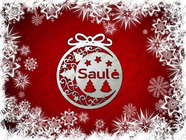 Vardiniai kalėdiniai žaisliukai