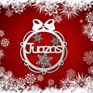 vardiniai eglutės žaisliukai