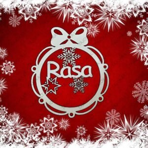 vardiniai eglutės žaisliukai