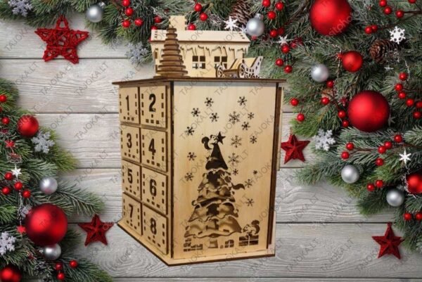 Advento kalendorius Laplandija Advento kalendorius