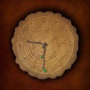 Sieninis laikrodis "Medinis" - Image 1