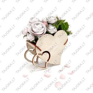 Stovelis gėlėms "Širdelė"