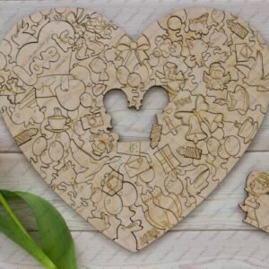 Dėlionė "Love is" – graviruota dovana | Tajoka.lt