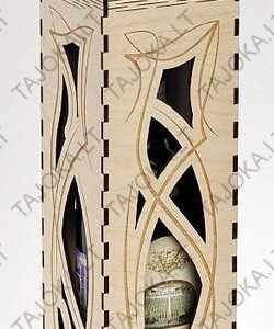 Medinė dėžutė vynui - Image 3