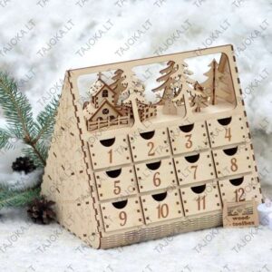 Advento kalendorius žiema