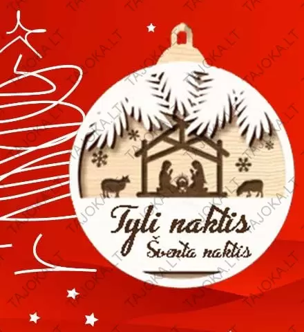 vardiniai eglutės žaisliukai