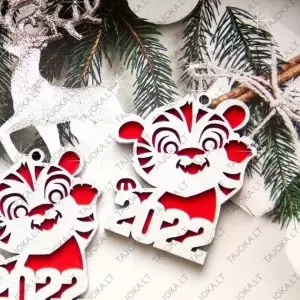 Žaisliukas eglutei TIGRAS 2022