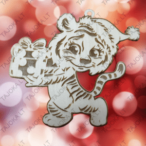 Žaisliukas eglutei tigras