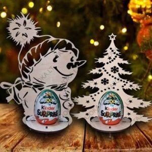 Šventinis stovelis šokoladiniam kiaušiniui