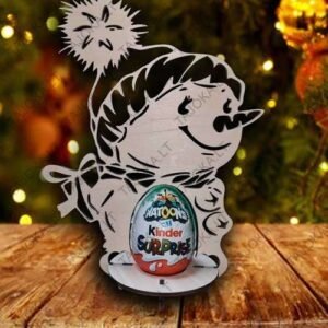 Šventinis stovelis šokoladiniam kiaušiniui