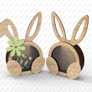 Dėžutė saldainiams zuikis