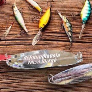 Graviruota blizgė lydekoms