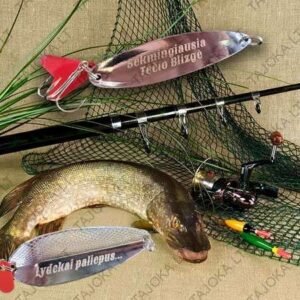 Graviruota blizgė lydekoms