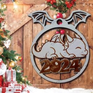 Medinis žaisliukas eglutei 2024