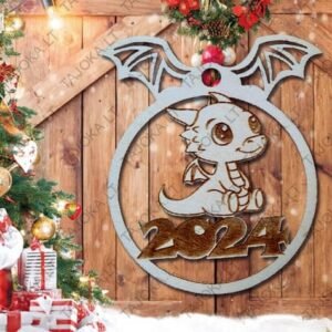 Medinis žaisliukas eglutei 2024