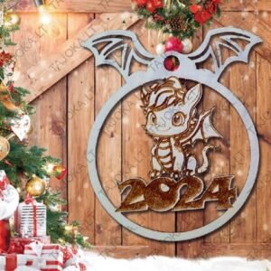 Medinis žaisliukas eglutei 2024