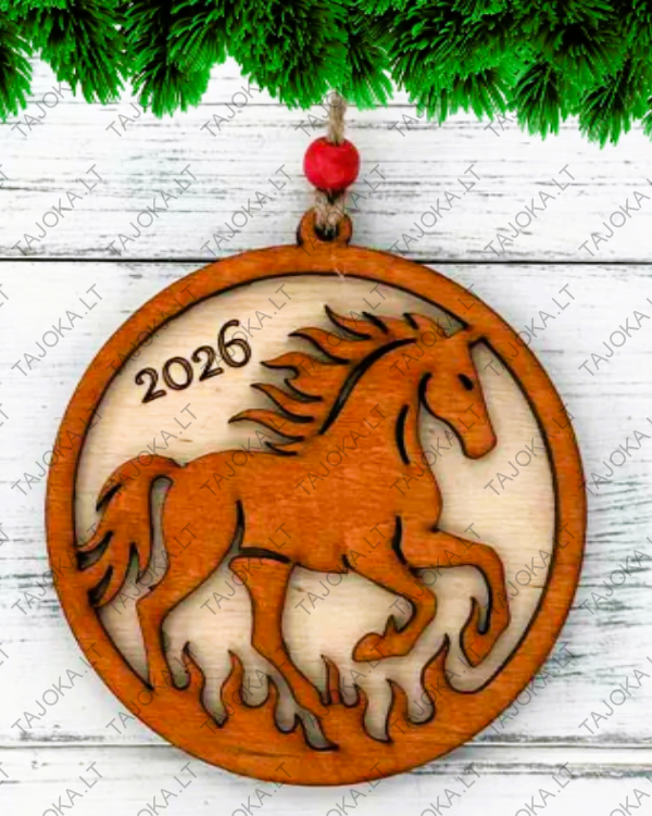 zaisliukas eglutei ugninis arklys 2026